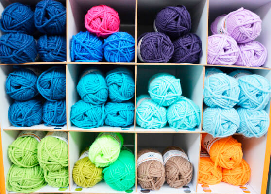 Цвет пряжи