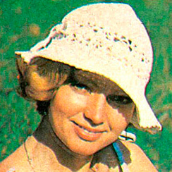 Летняя шляпка из мотивов - www.klubochek.org