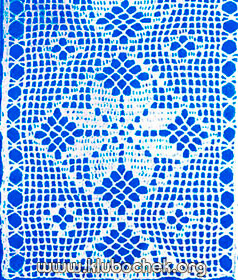 Широкое краевое кружево с крупными цветами