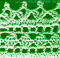 Краевое зубчатое кружево