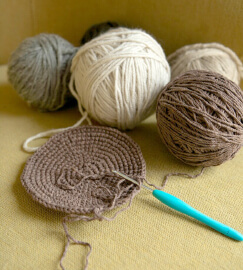 Круг, связаный крючком