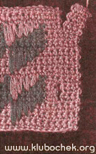 Вывязывание петель для пуговиц<