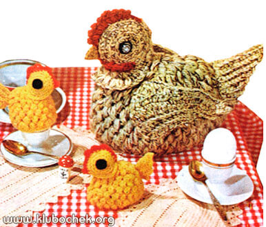 Грелка на чайник «Курочка-ряба»