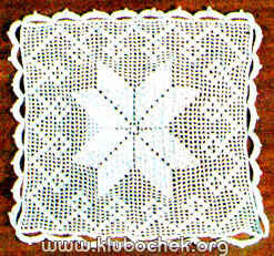Филейная салфетка / www.klubochek.org