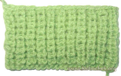 «Жемчужная резинка» 1 Х 1