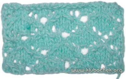 Узор «Ажурные ромбы»