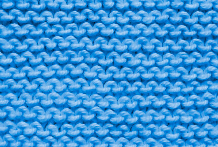 Простая двухсторонняя платочная вязка