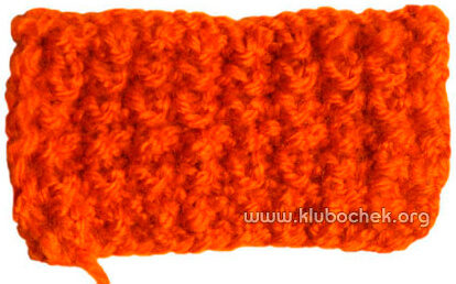 Узор «Крупное букле»