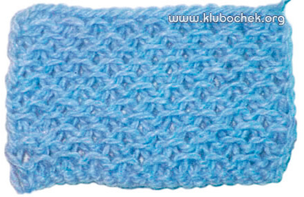 Узор плотного вязания